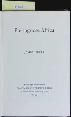 Portuguese Africa. Duffy, James: