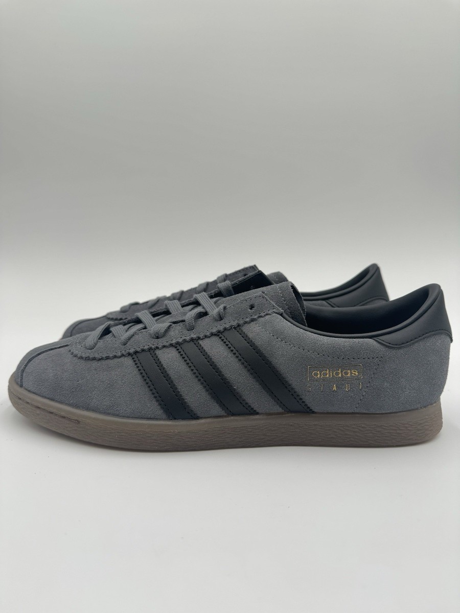 Adidas Men's Stadt Originals Size 6 Grey Black Gum |JQ9013| | eBay