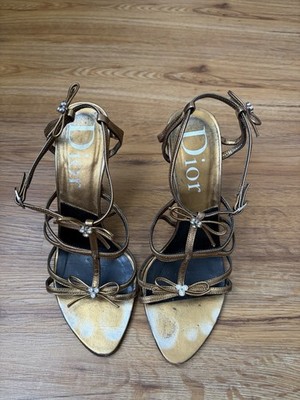 Christian Dior  Damenschuhe Gr. 36,5 Gold