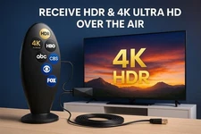 Digital TV Antenna Indoor - 1200+ Miles Long Range Antenna for Smart TVs & Older