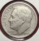 1948 S Roosevelt Dime. Free Shipping