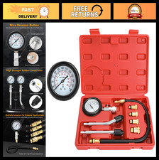 8pcs Petrol Engine Compression Tester Kit - Automotive Cylinder Gauge Tool 8pcs Petrol Engine Compression Tester Kit - Automotive Cylinder Gauge Tool