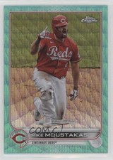 2022 Topps Chrome Aqua Wave Refractor 134/199 Mike Moustakas #56 10k8