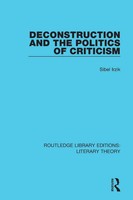 Sibel Irzik | Deconstruction And The Politics Of Criticism | Taschenbuch (2018)