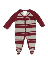 Two Feet Ahead Boys Red Long Sleeve Bodysuit 6 Months