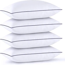 King Size Pillows Set of 4 - Bed Pillows for Sleeping 4 Pack,