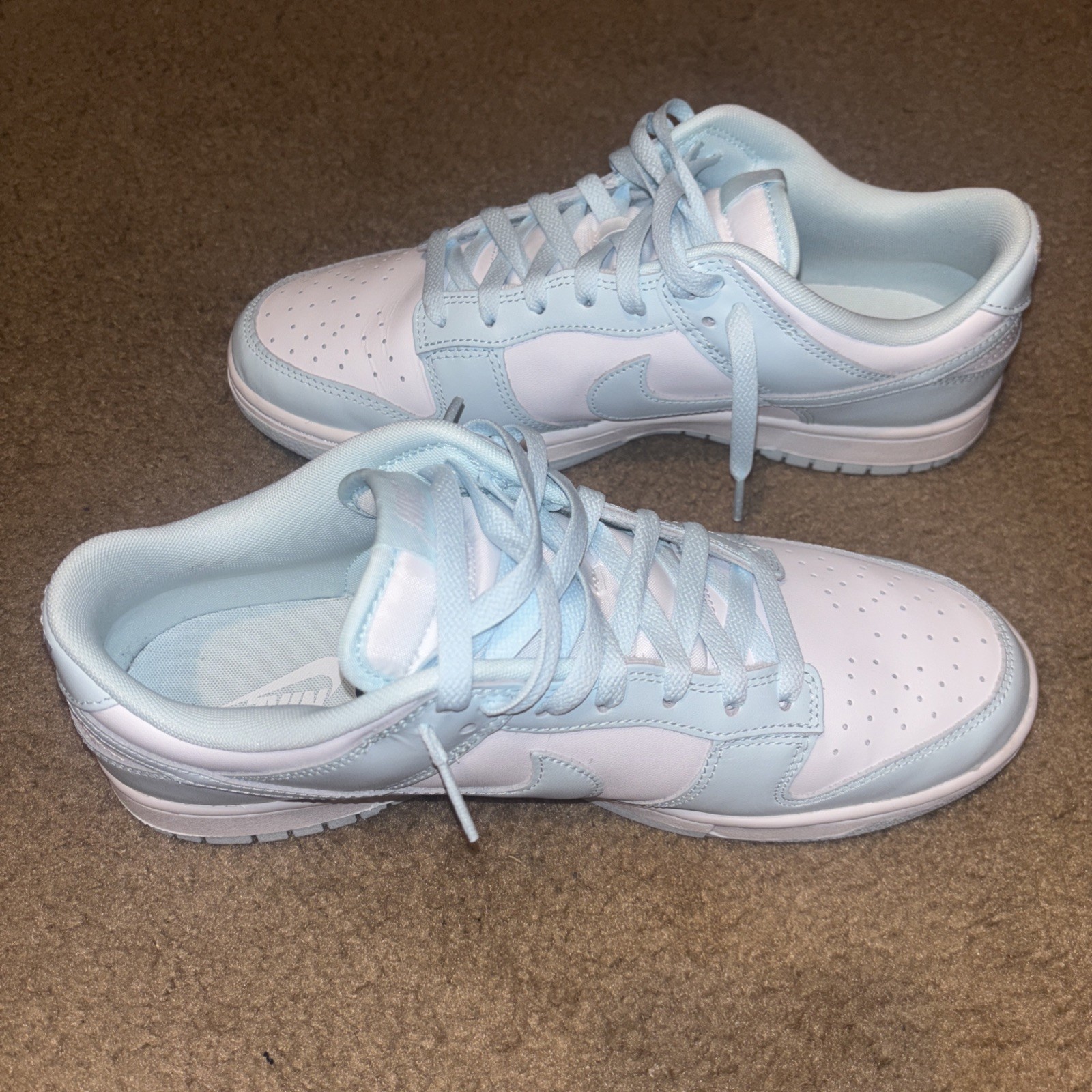 SAOLA Nike Dunk Low Sneakers Uomo Glacier Blu Bianco Taglia 10 DV0833 104