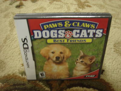 Paws & Claws: Best Friends - Dogs & Cats  nintendo ds new