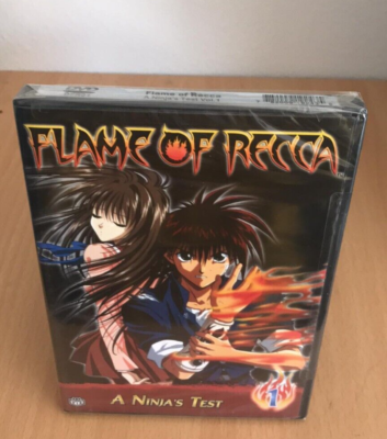 Flame of Recca - Vol. 1: A Ninja's Test (DVD, 2004) * NEW SEALED
