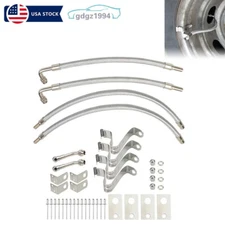 Dually Valve Stem Extenders Kit Double Tire Air Inflation Kit Fit 16" to 19-1/2"