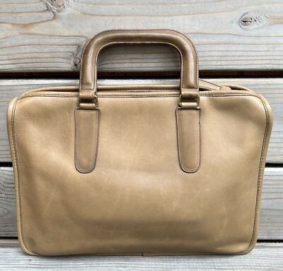 60s Vintage Coach NYC Handle Portfolio bag, Putty | eBay 60s Vintage Coach NYC Handle Portfolio bag, Putty | eBay