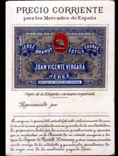 JEREZ (ESPAGNE) BRANDY ESTILO COGNAC 