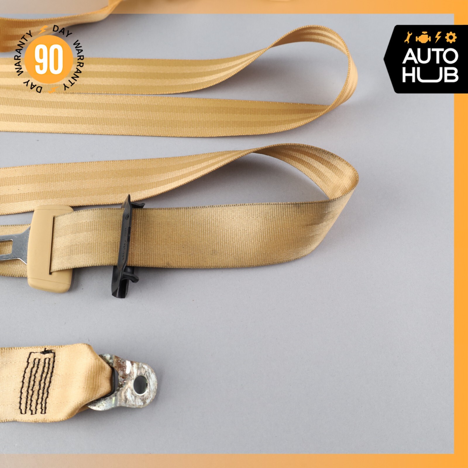 07-11 Bentley Continental GTC Rear Left or Right Side Seat Belt Beige OEM 60k