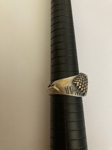 Handcrafted “GOT”Direwolf Ring - "Winter Is Coming" Size 11 - Picture 3 of 4