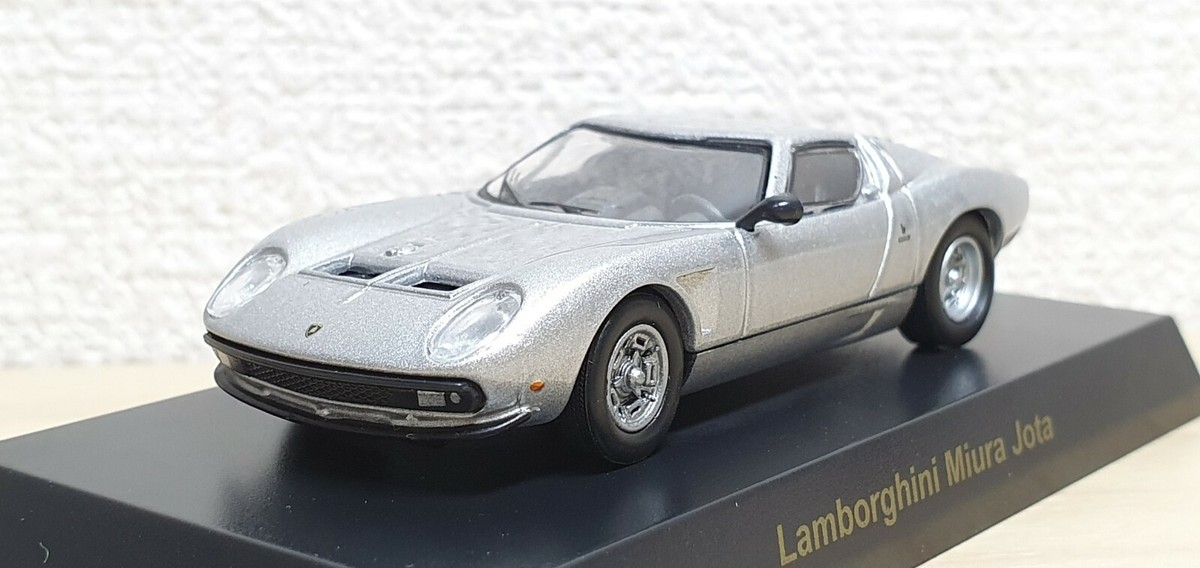Kyosho 1/64 LAMBORGHINI MIURA JOTA SILVER diecast car model | eBay