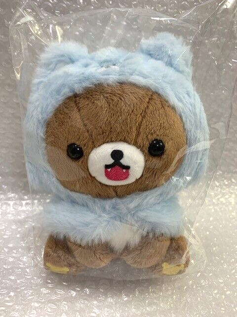 Rilakkuma Aokogu no Otomari Chairoikoguma Plush Aoi ko ookami