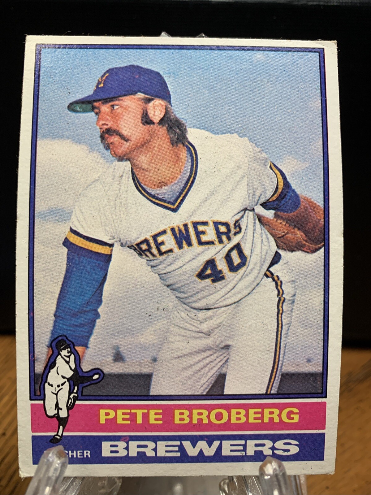 1976 Topps Pete Broberg Milwaukee Brewers #39