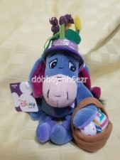 Disney Store Winnie the Pooh Easter Bonnet Eeyore Bean Bag plush 8"