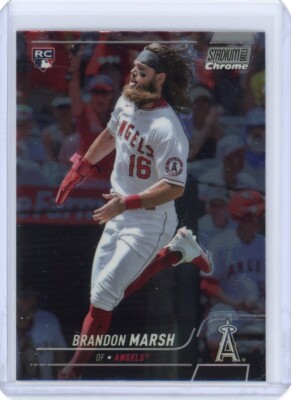 Topps BRANDON MARSH STADIUM CLUB CHROME AUTO 2022直筆サイン