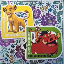 Disney passholder Magnet Timon And Pumba 2024, Magnet And Simba HOMEMADECOPY