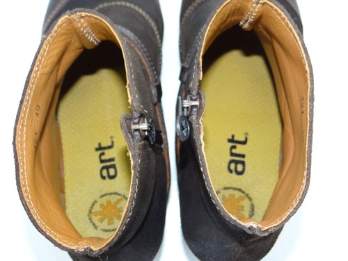 Art A. R.t Bottes Hiver Chaussures Bottes Chaussures Taille 40 Cuir Braun - Photo 9 sur 12