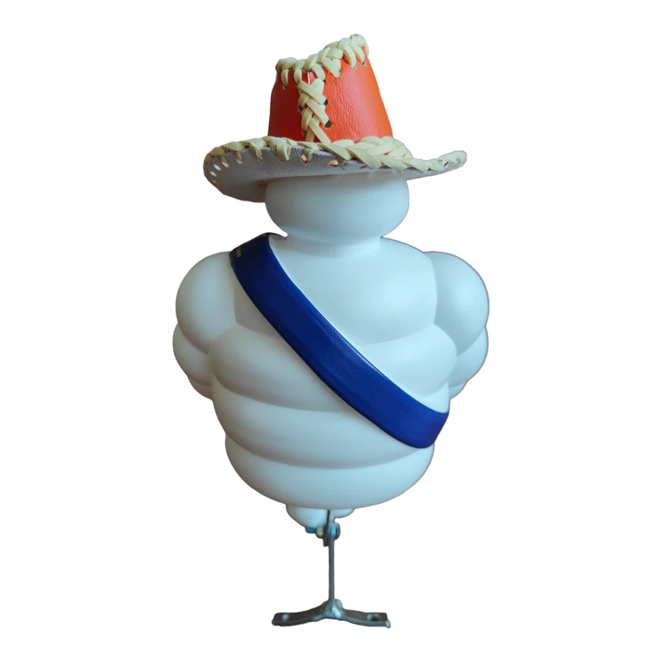 10 " Bibendum Michelin Man Doll Figure Tire Advertise Truck Decorate+Hats - Image 3 of 4