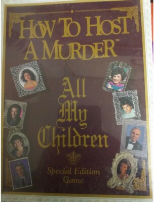 HOW TO HOST A MURDER - ALL MY CHILDREN - SPECIAL EDITION BRETTSPIEL - NEU