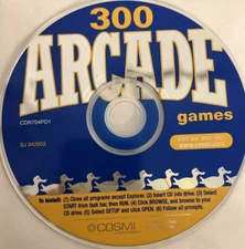 Arcade 300 Video Game Pc Cd -ROM E-Everyone (Disc Only) #83B