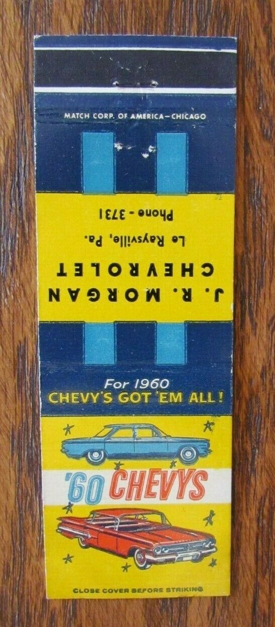 1960 CHEVROLET CAR DEALER J. R. (LE RAYSVILLE, PENNSYLVANIA