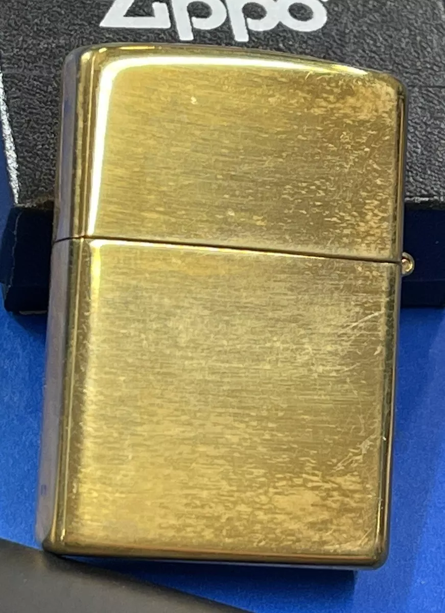ZIPPO 1997 FLYING EAGLE BRASS LIGHTER UNFIRED IN BOX V59