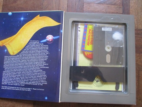 The Hitchhiker's Guide to the Galaxy amstrad Computerspiel Infocom 1984 komplett - Bild 2 von 6