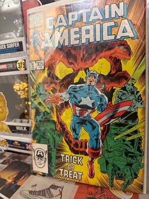 Captain America #326 (Marvel Comics February 1987) Trick or Treat 