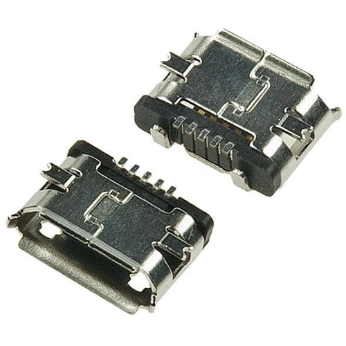 Micro B USB Buchse (5-polig) Einbaubuchse Printmontage Lötmontage SMD SMT PCB