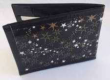 Gold Stars Bi-Fold Duct Tape Wallet Duck