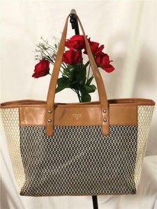 fossil emma tote tan