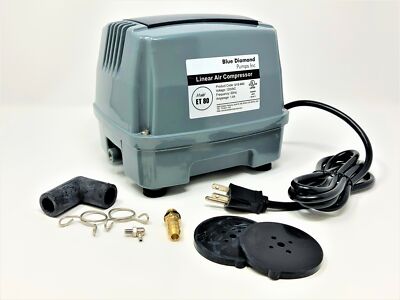 Blue Diamond ET80 Septic or Pond Linear Diaphragm Air Pump with FREE FILTER