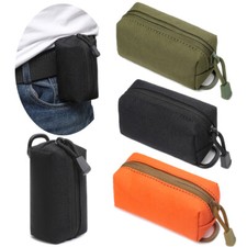 Tactical Belt Waist Pack Storage Bag Key Organizer Mini Molle Pouch Coin Purse