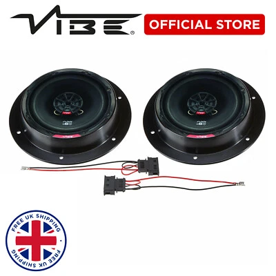 VW TRANSPORTER T5 T5.1 VIBE SLICK 6.5 Inch Front Door Van Speaker Upgrade