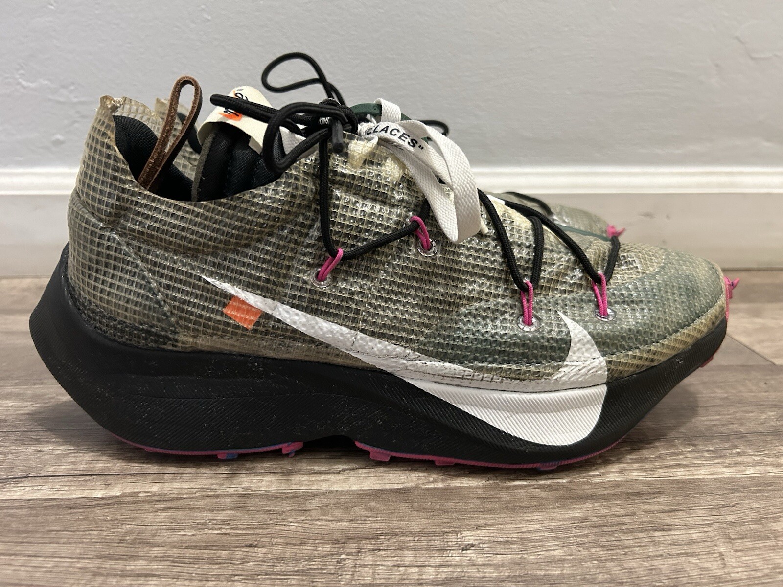 OFF WHITE X NIKE Nike Off White x Vapor Street Laser fucsia CD8178 001 2019 taglia 12 W 10 5 M