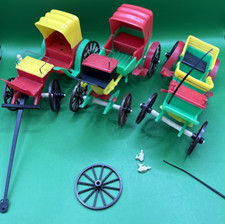 VTG Lot of Three 3 1950's Historic ABC Achor Buggies Carriages - Parts