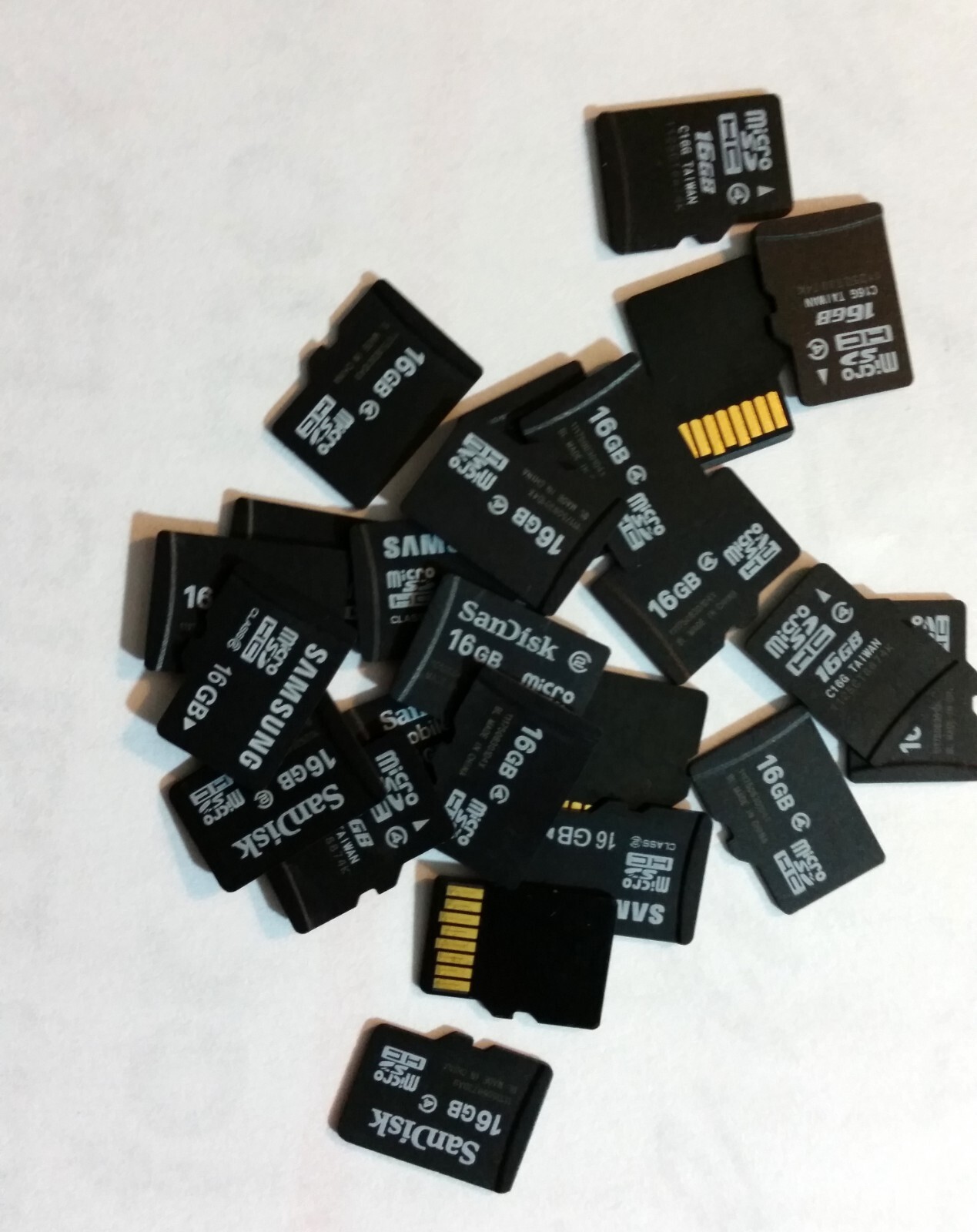 Lot of 10 Mixed Brand 16GB Micro SD Cards eBay