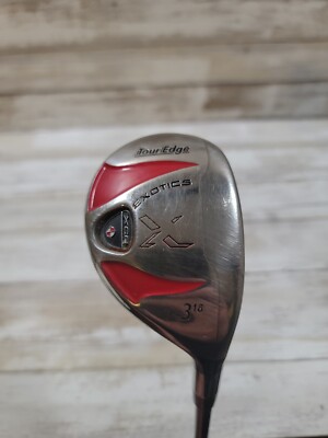 TOUR EDGE EXOTICS X 3 HYBRID 18* EXOTICS X-QUAD 72 GRAM STIFF FLEX RH READ DESCR