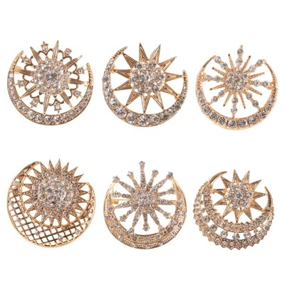 Traditional Muslims Brooch Religious Ceremony Badge Elegant Lapel Pin for Women