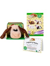 Pound Puppies Classic Plush - Sleepy - Tan, Eco Friendly New Sealed