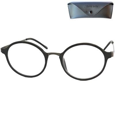 Lunettes De Lecture Rondes Style Rétro - Verres +1,5 - Monture écaille Marron - Neuf Avec étiquettes