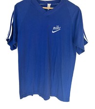 Vintage Nike Shirt 1980s Blue Athletic Tee Made in the USA Nike Tee M