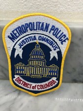 DISTRICT OF COLUMBIA METROPOLITAN POLICE SHOULDER PATCH              P2