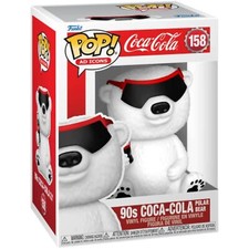 Funko Pop! OSO POLAR COCA-COLA AÑOS 90 #158 ANUNCIO ICONOS FIGURA NAVIDAD HOMBRE CUEVA REGALO