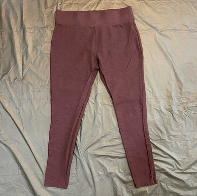 Women's Leggings Stretch Matty M Full Length Burgundy - Size L