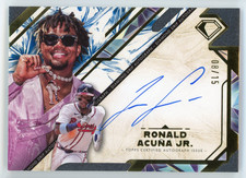 2025 TOPPS DIAMOND ICONS DIAMOND DRIP RONALD ACUNA JR. AUTO /15 #DDA-RAJ  